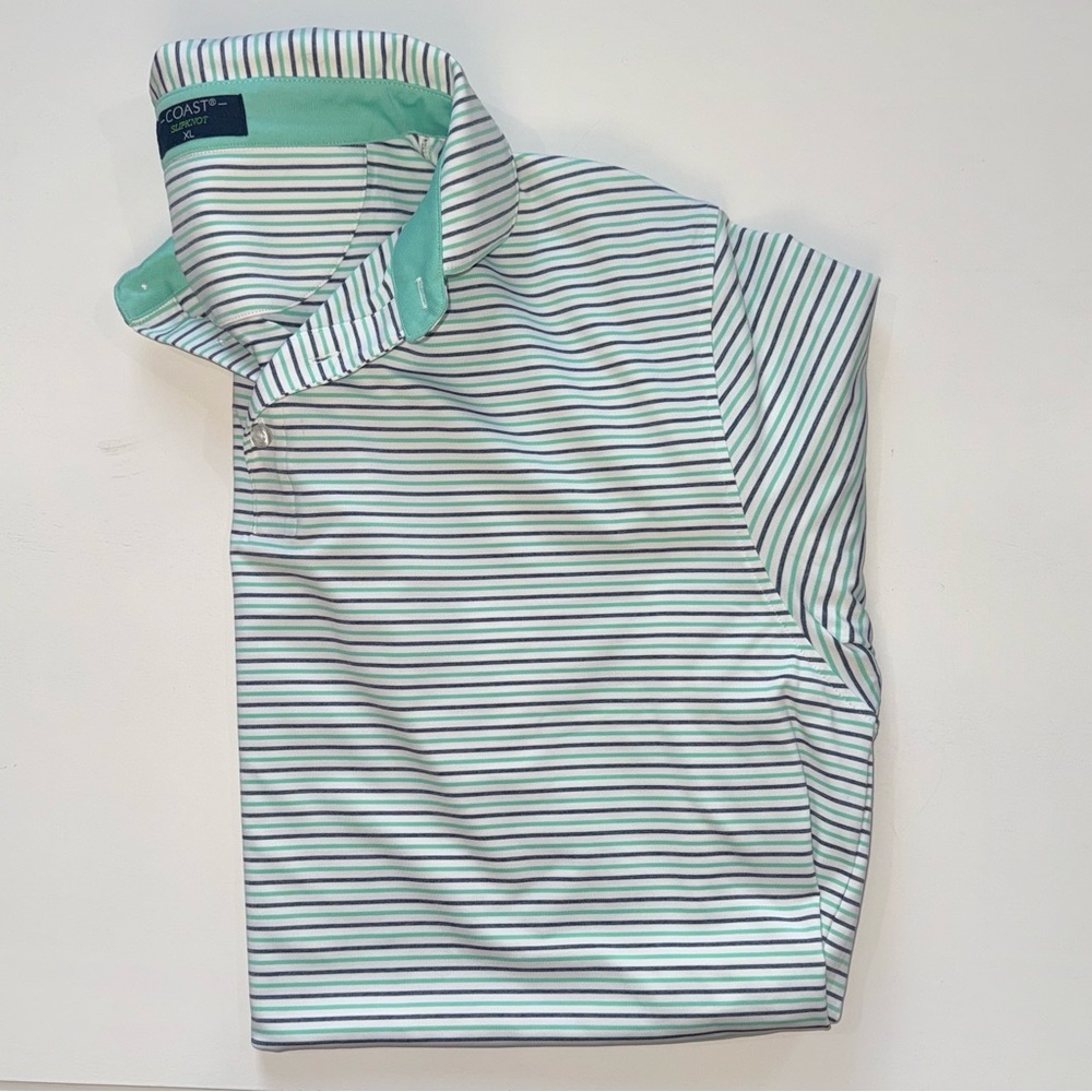 Coastal Slipknot Men's Striped Polo